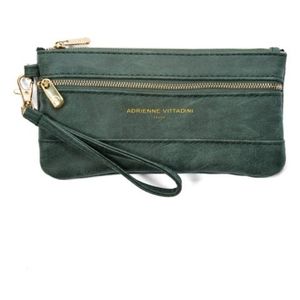 ADRIENNE VITTADINI Studio Green Wristlet BNWT